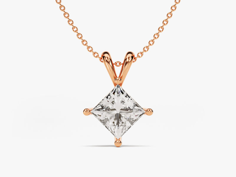 Double Bail Solitaire Pendant (1.00 CT)