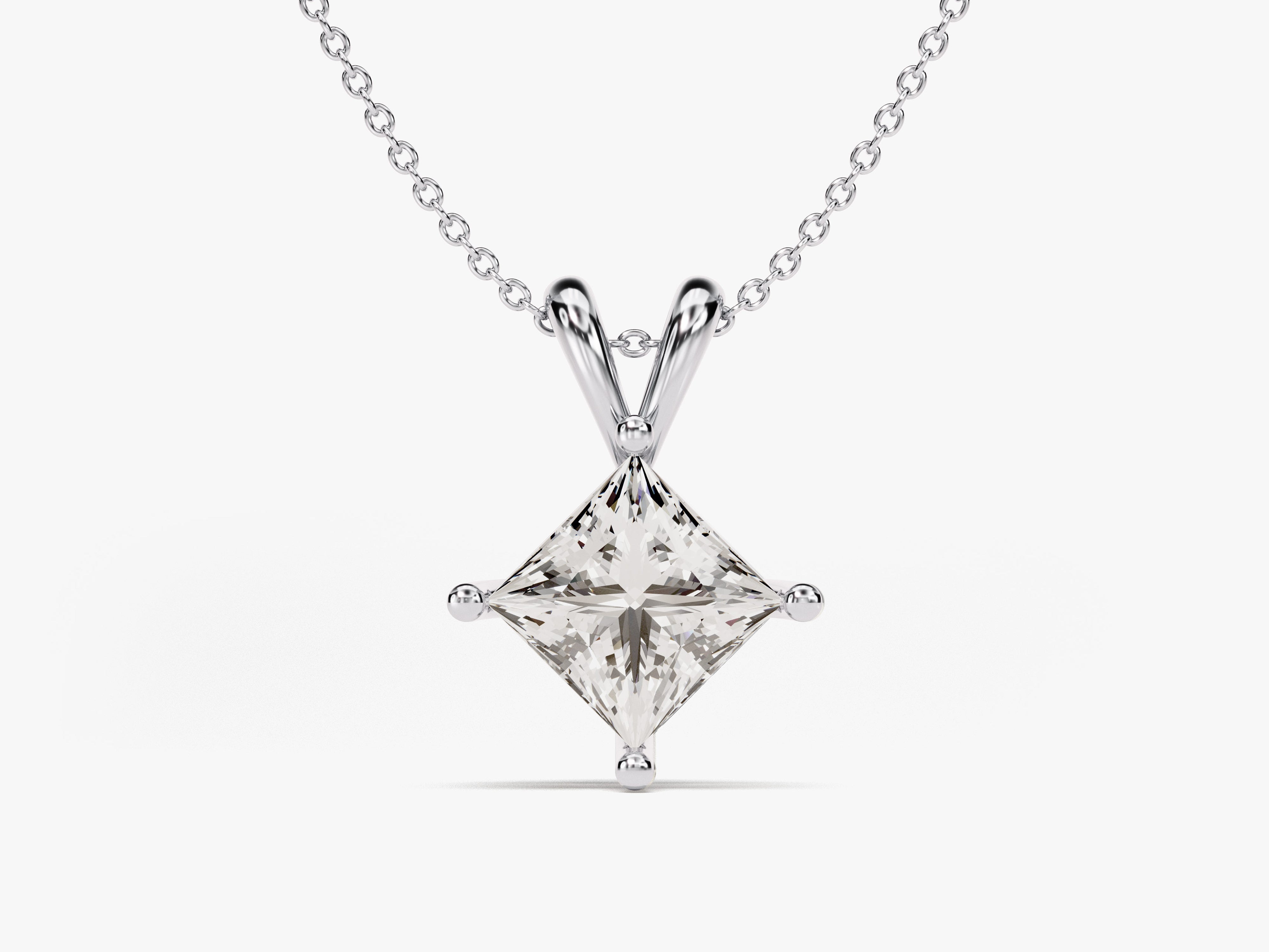 Double Bail Solitaire Pendant (1.00 CT)