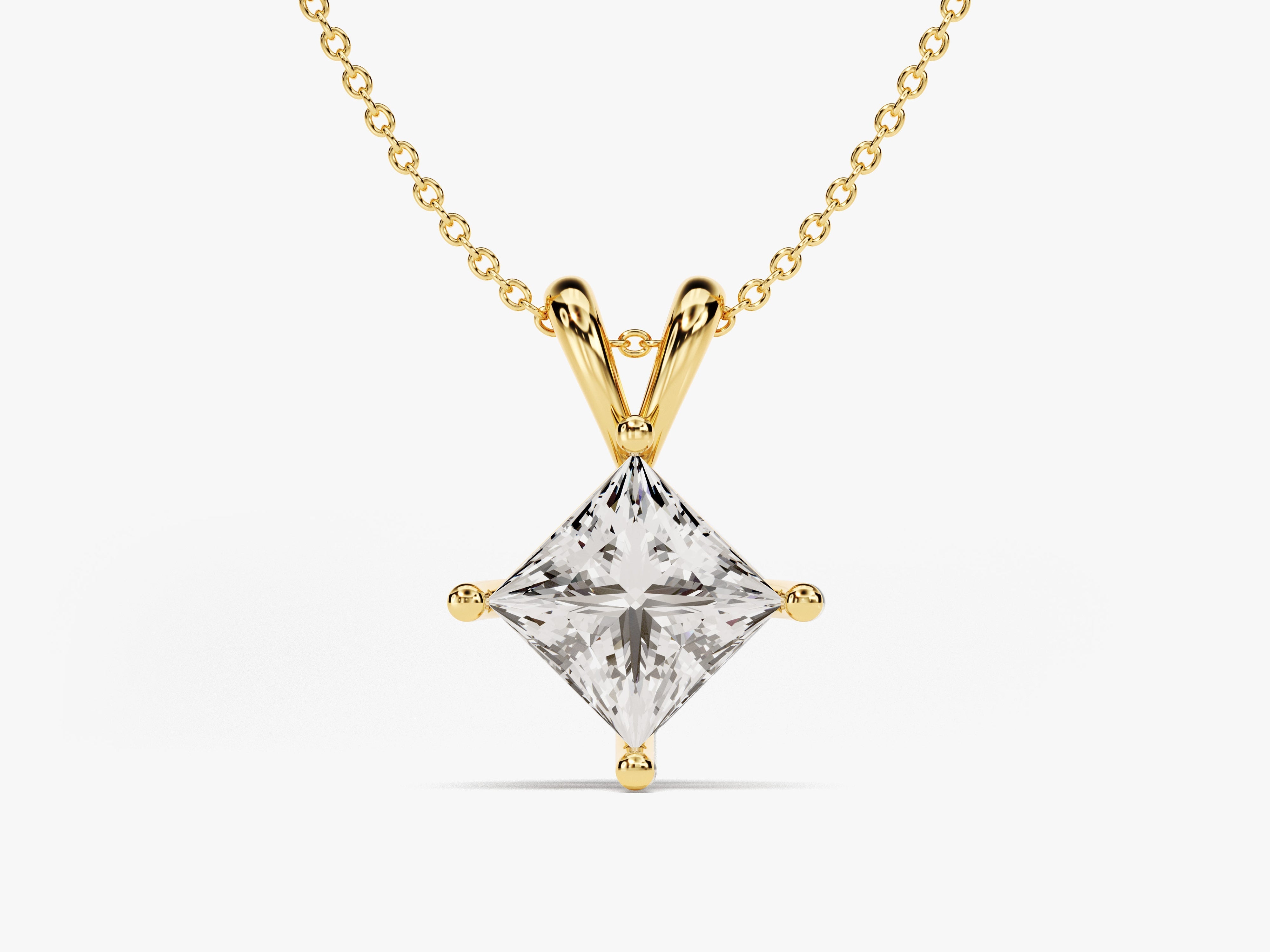 Double Bail Solitaire Pendant (1.00 CT)