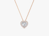 Halo Heart Necklace