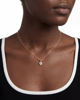 Oval Pendant Necklace