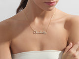 Pave Name Necklace
