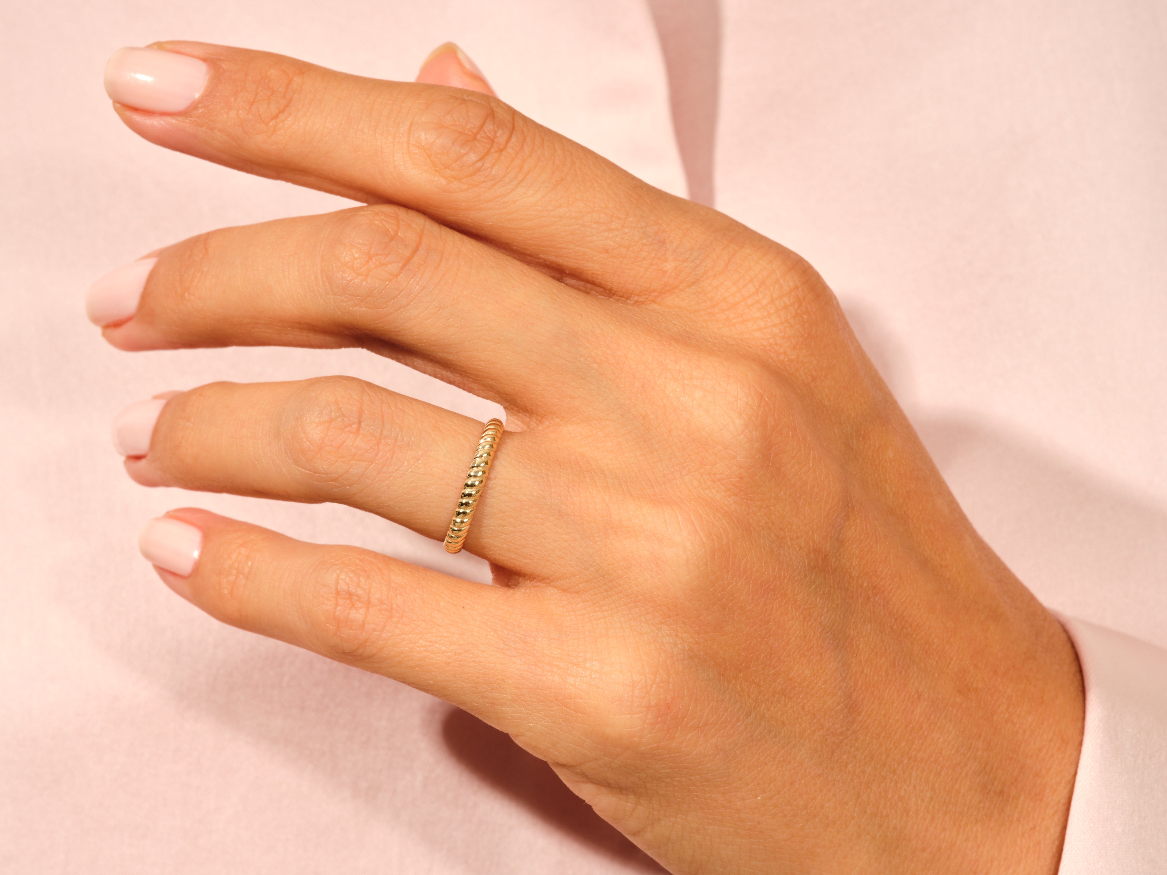 3.00 mm Twist Rope Ring