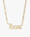 Personalized Paperclip Name Necklace