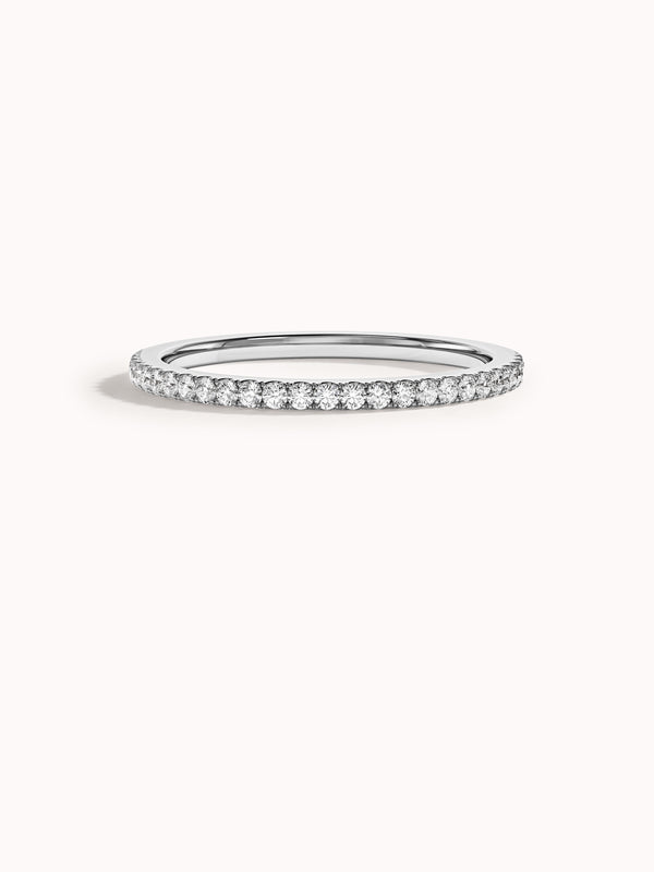 4-Prong Moissanite Half Eternity Wedding Band (0.21 CT TW)