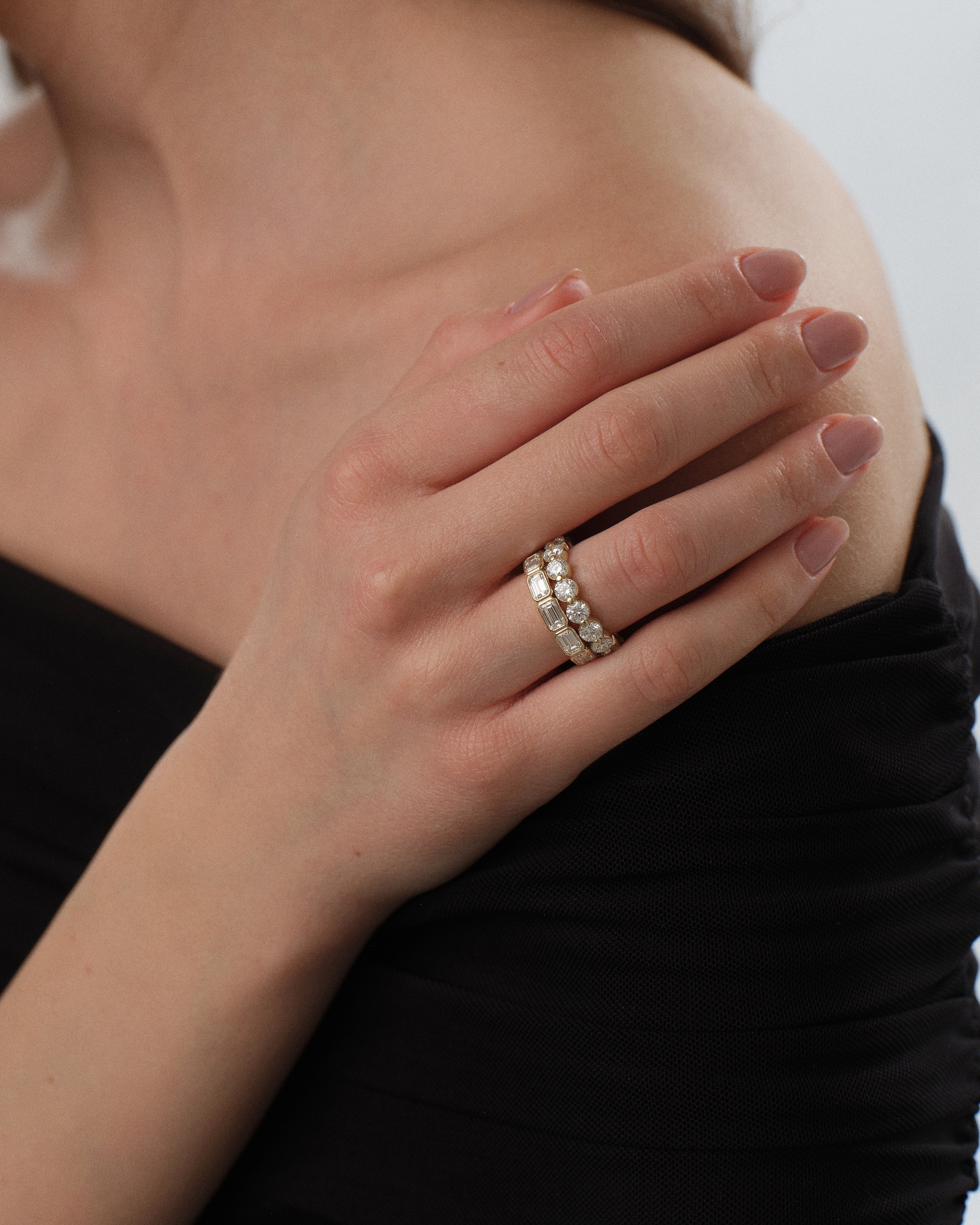 Single Prong Eternity Band (4.00 CT TW)