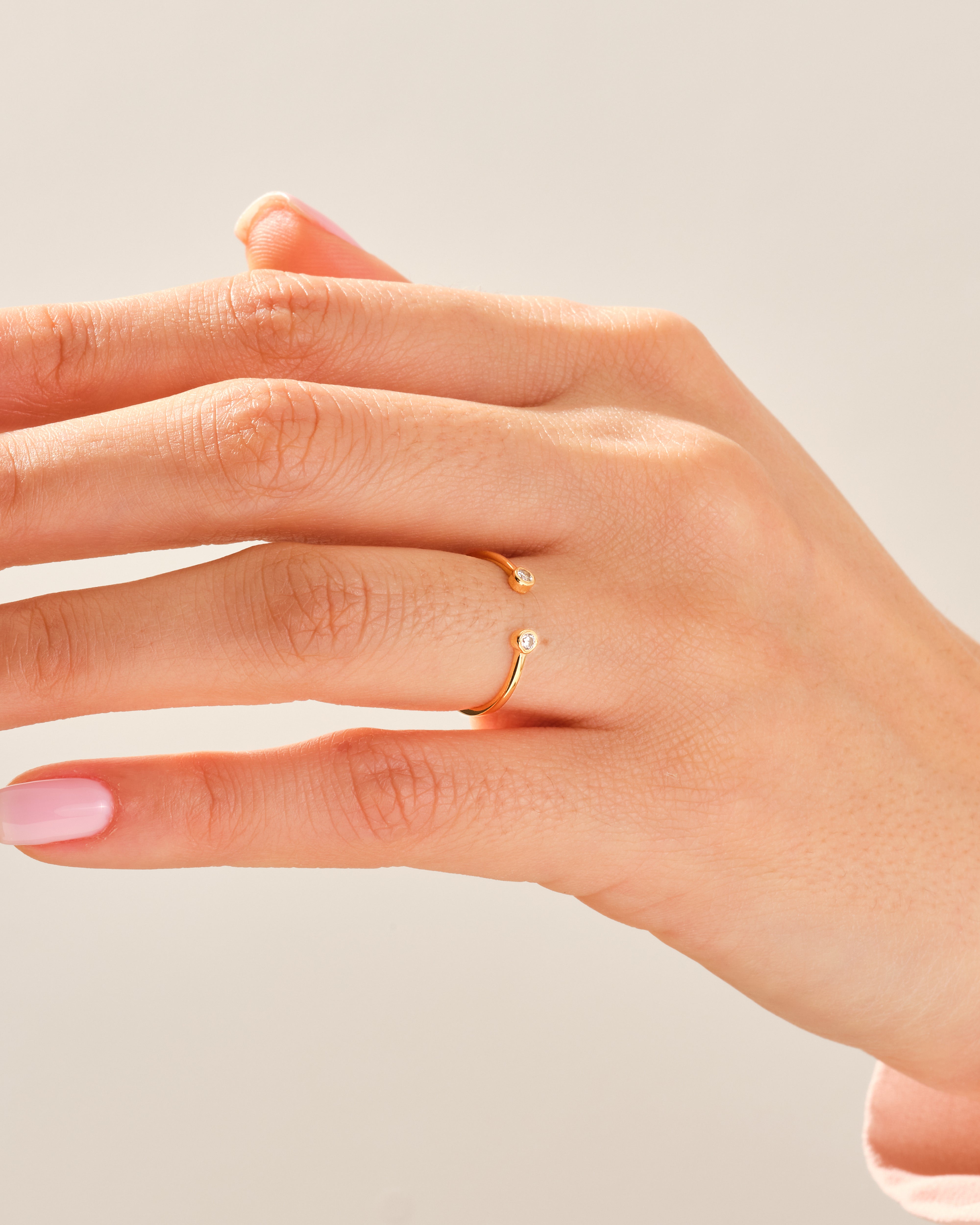 Dual Open Cuff Wedding Band