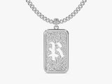 Textured Initial Plate Pendant Necklace - Gold Vermeil