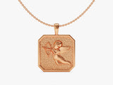 Cupid Pendant Necklace - Gold Vermeil