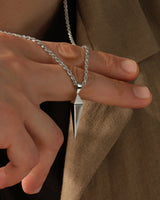 Geometric Spike Pendant Necklace - Gold Vermeil