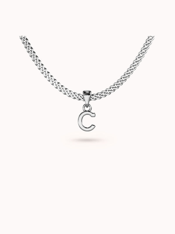 Initial Cuban Chain Necklace