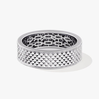 14k Gold Pyramid Ring