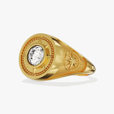 North Star Lab Diamond Men's Engagement Ring