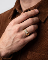 Emerald Cut Men's Wedding Band