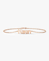 Cuban Chain Name Bracelet