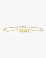 Cuban Chain Name Bracelet
