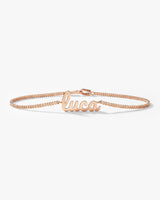 Cuban Chain Name Bracelet