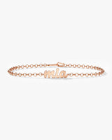 Cuban Chain Name Bracelet