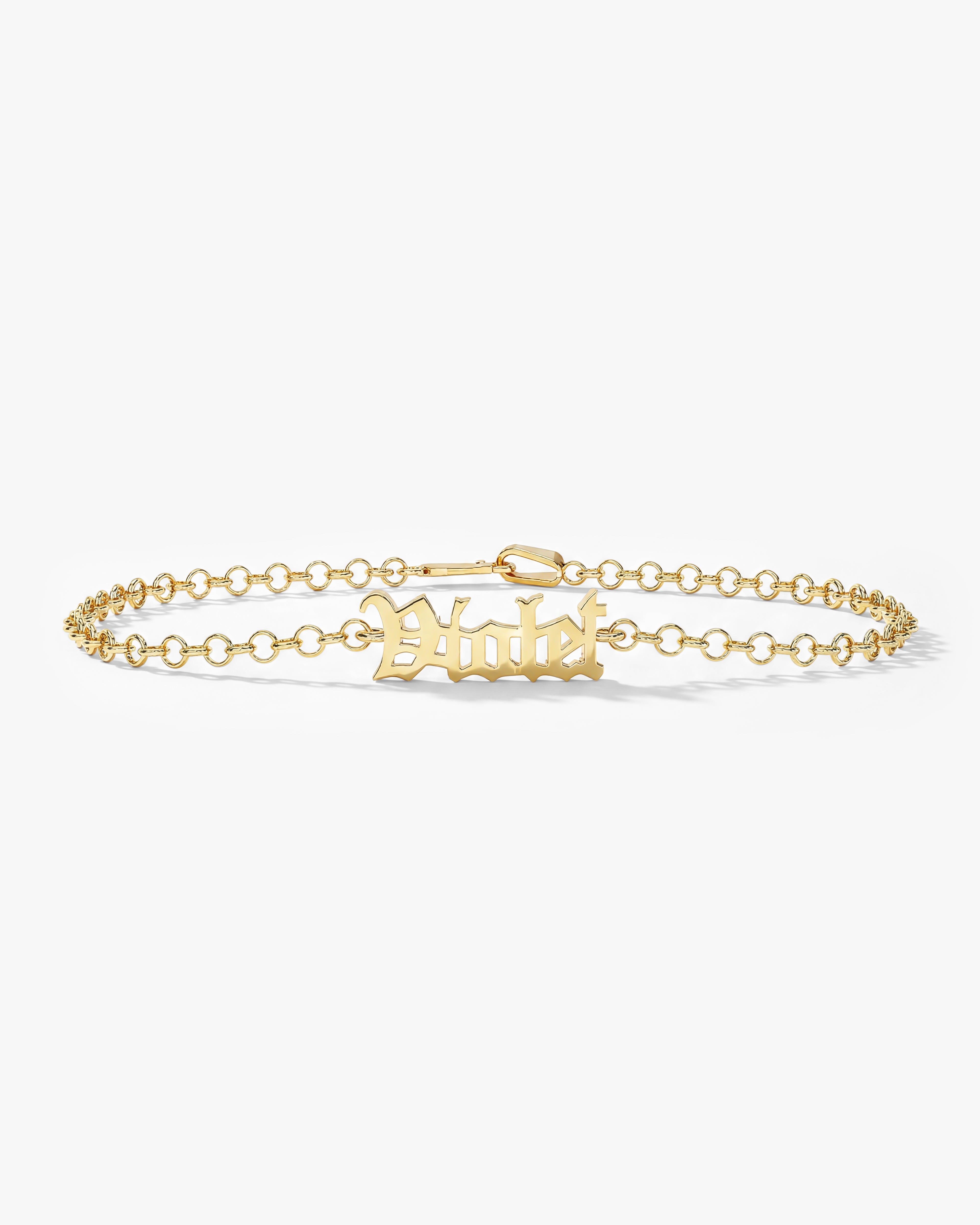Cuban Chain Name Bracelet