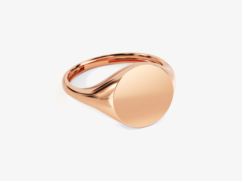 Round Signet Ring