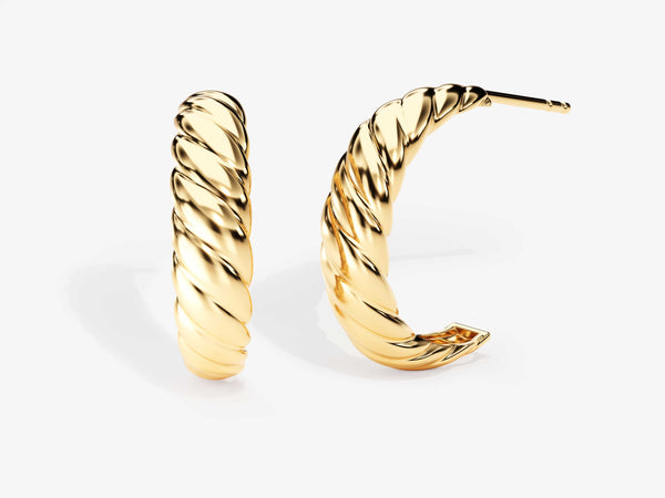 Bold Croissant Hoops