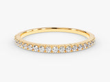 Gold diamond eternity ring for jewelry firm