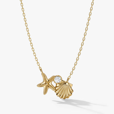 Starfish & Shell Necklace