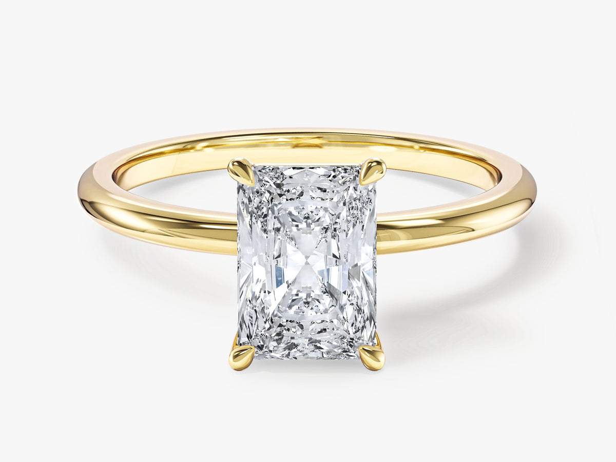 Solitaire Engagement Ring with Claw Prongs