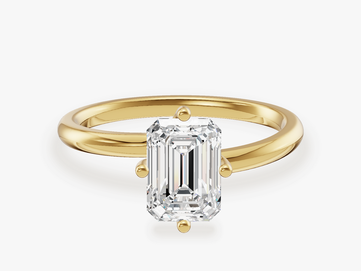 Bypass Solitaire Engagement Ring