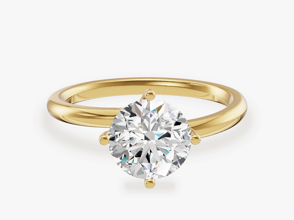 Bypass Solitaire Engagement Ring