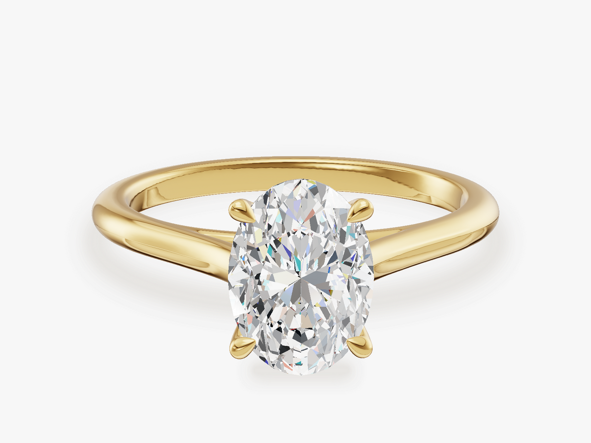 Cathedral Solitaire Engagement Ring
