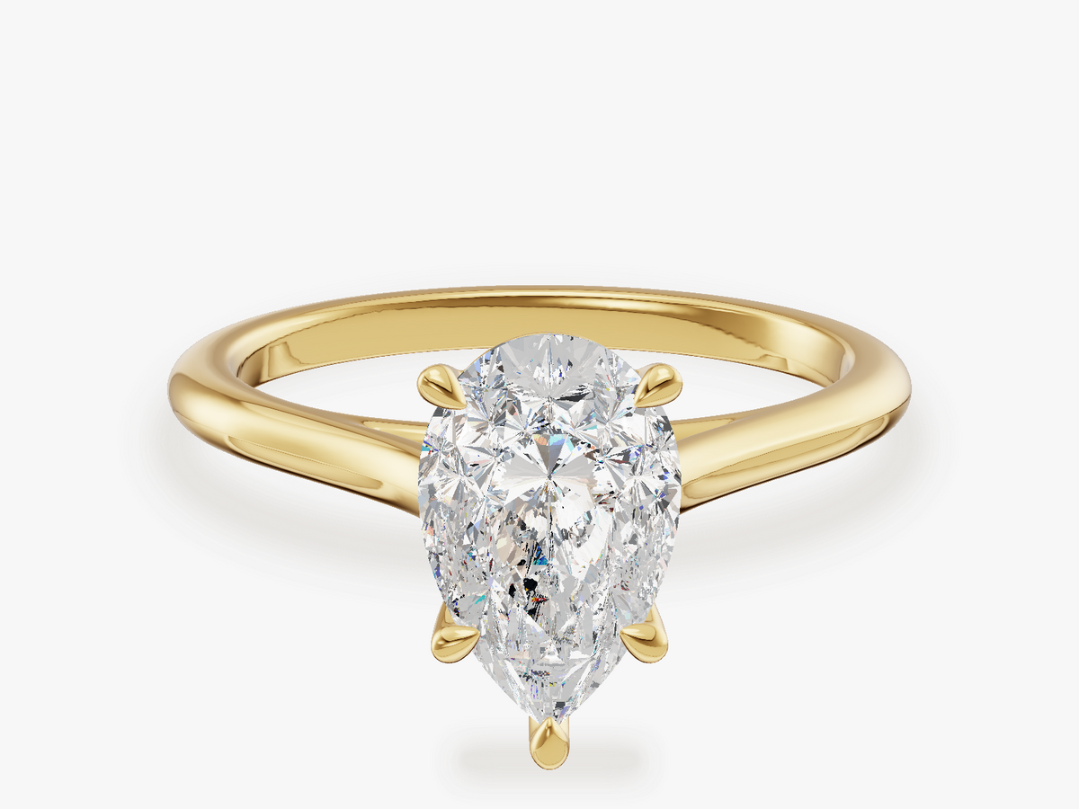 Cathedral Solitaire Engagement Ring