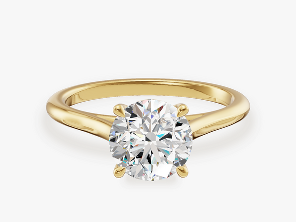 Cathedral Solitaire Engagement Ring