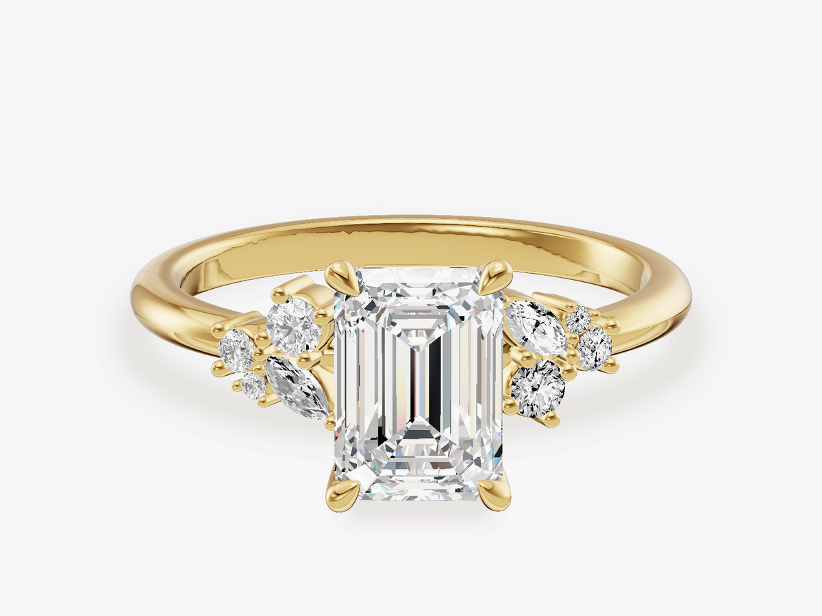 Cluster Engagement Ring