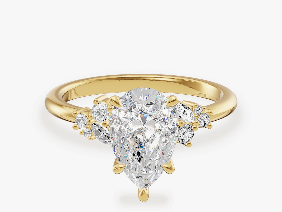 Cluster Engagement Ring