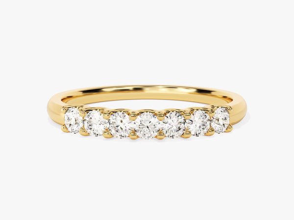 Gold diamond band ring, fine jewelry for women