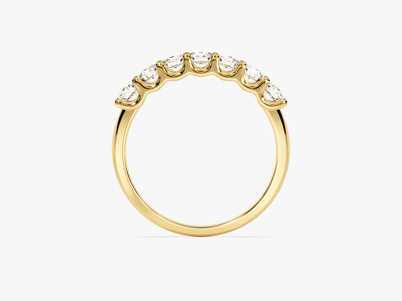 Gold diamond band ring, fine jewelry, elegant wedding band