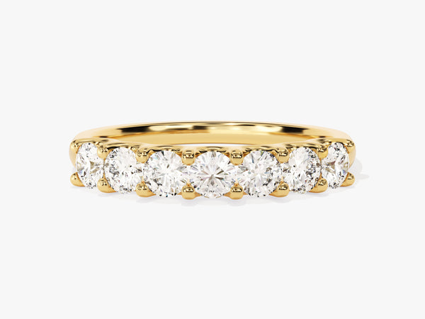 Gold diamond band ring, fine jewelry, luxury engagement ring