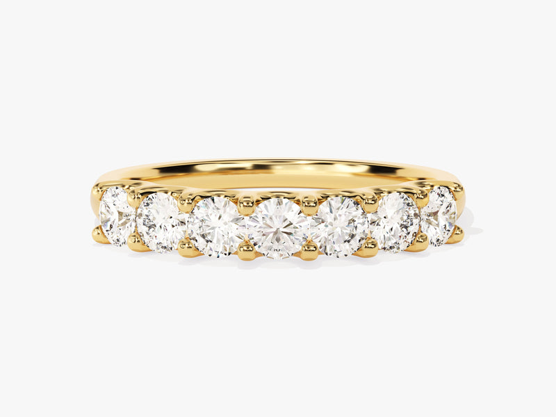 Gold diamond band ring, fine jewelry, luxury engagement ring
