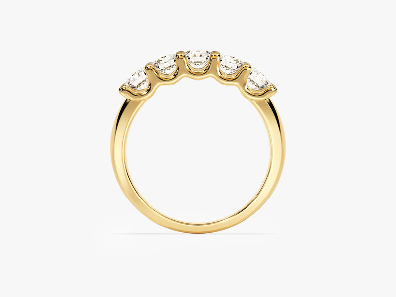 Gold diamond band ring, fine jewelry, luxury accessory