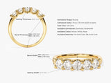 Diamond eternity ring, 14k gold, 1.00 cttw round diamonds
