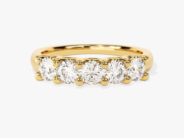 Gold diamond band ring, fine jewelry, luxury engagement ring