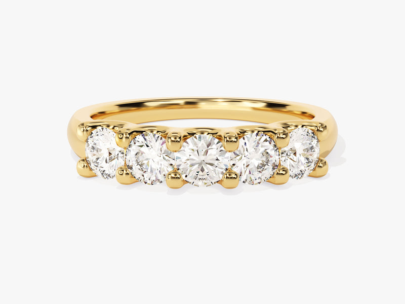 Gold diamond band ring jewelry for women