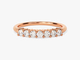Rose gold diamond band ring jewelry