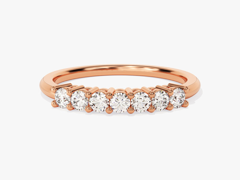 Rose gold diamond band ring jewelry