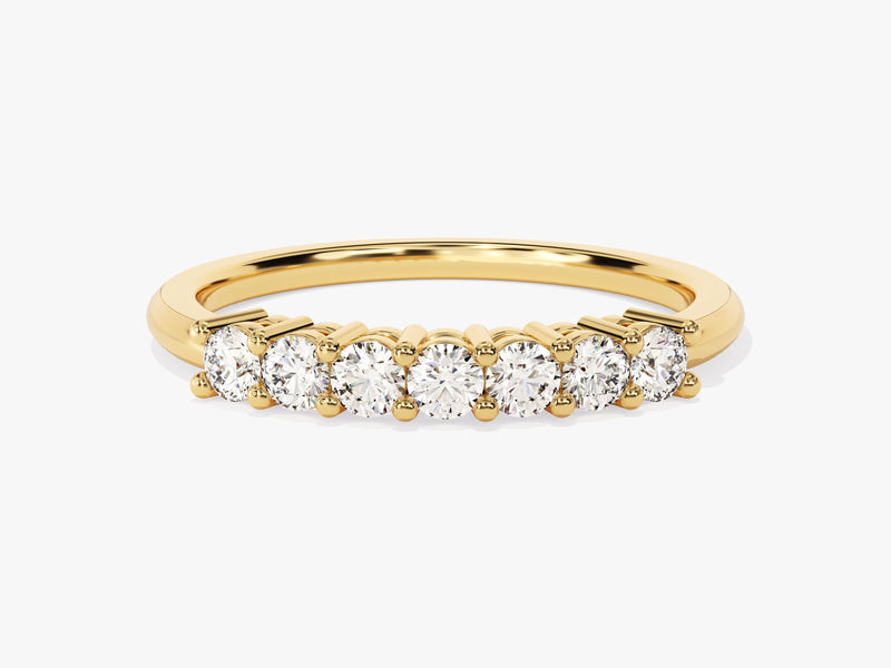 Gold diamond band ring, fine jewelry, elegant wedding ring