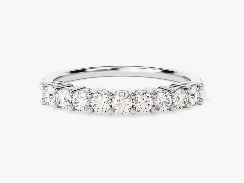 Diamond eternity band ring, fine jewelry, luxury engagement ring