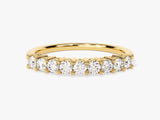 Gold diamond band ring jewelry