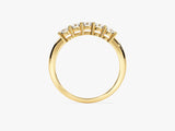 Gold diamond band ring jewelry from luxury jewelry firm