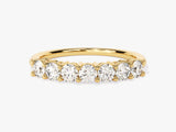Gold diamond band ring, fine jewelry, luxury engagement ring